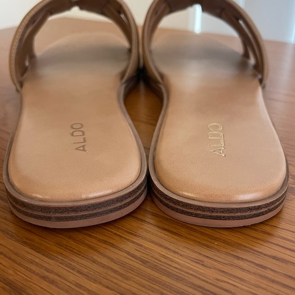 Aldo Elenaa Slide Sandal Brown Size 11 - Picture 9 of 13